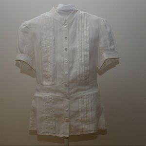 Saks Fifth Avenue Linen Blouse